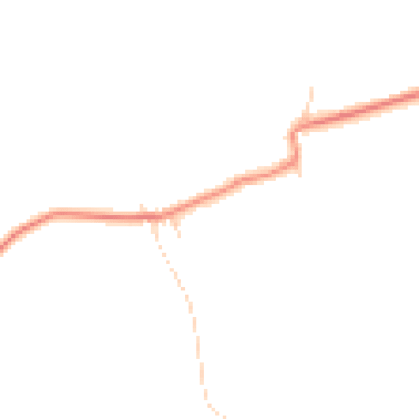 Daytime road noise heatmap for YO60 7DL