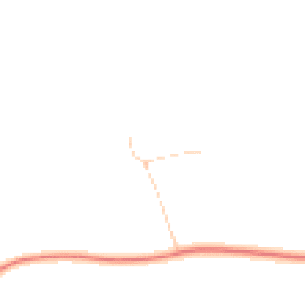 Daytime road noise heatmap for YO60 7LJ