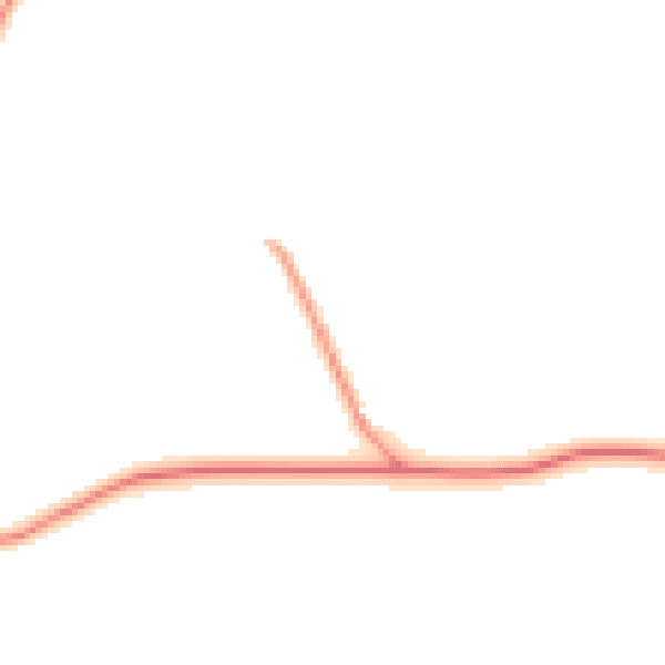 Daytime road noise heatmap for YO60 7PH