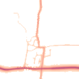 Daytime road noise heatmap for YO62 4AH