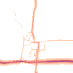 Daytime road noise heatmap for YO62 4AZ