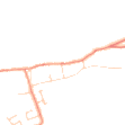 Daytime road noise heatmap for YO62 4DD