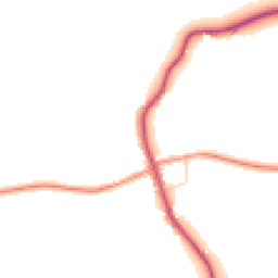 Daytime road noise heatmap for YO62 4JL