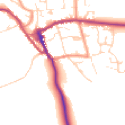 Daytime road noise heatmap for YO62 5AY