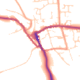 Daytime road noise heatmap for YO62 5BG