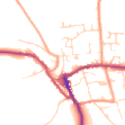 Daytime road noise heatmap for YO62 5ES