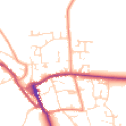 Daytime road noise heatmap for YO62 5HB