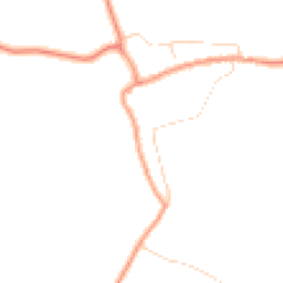 Daytime road noise heatmap for YO62 5JG