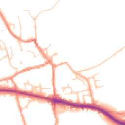 Daytime road noise heatmap for YO62 6BE
