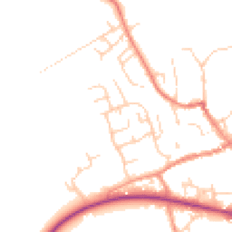Daytime road noise heatmap for YO62 6BT