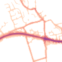 Daytime road noise heatmap for YO62 6DH