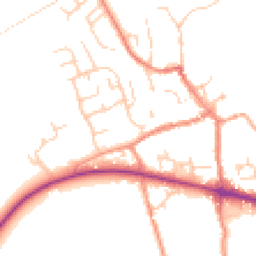 Daytime road noise heatmap for YO62 6JE