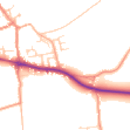 Daytime road noise heatmap for YO62 6NG