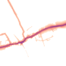Daytime road noise heatmap for YO62 7RF