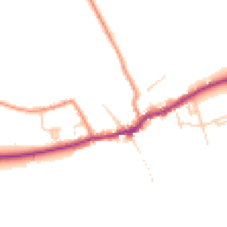 Daytime road noise heatmap for YO62 7SS