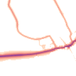 Daytime road noise heatmap for YO62 7SZ