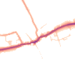 Daytime road noise heatmap for YO62 7TP