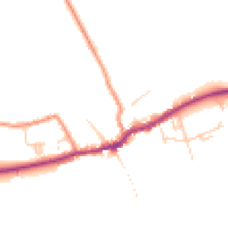 Daytime road noise heatmap for YO62 7TS