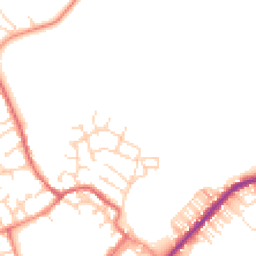 Daytime road noise heatmap for YO8 3AG