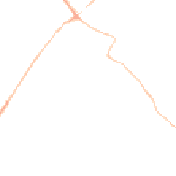 Night-time road noise heatmap for YO8 3SB