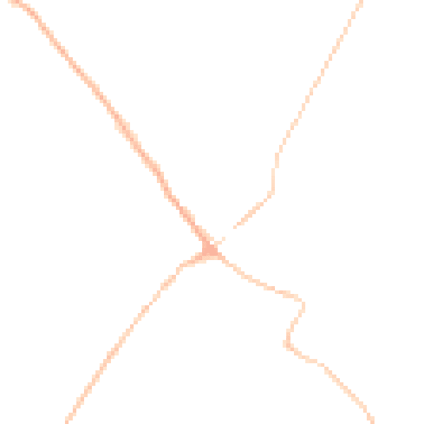 Night-time road noise heatmap for YO8 3TL