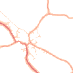 Daytime road noise heatmap for YO8 3YW