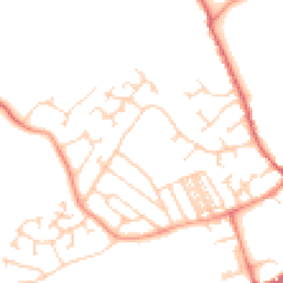 Daytime road noise heatmap for YO8 4DW