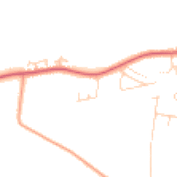 Daytime road noise heatmap for YO8 4JT