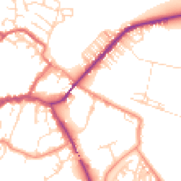 Daytime road noise heatmap for YO8 4NR