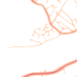 Daytime road noise heatmap for YO8 4XY
