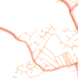 Daytime road noise heatmap for YO8 4YX