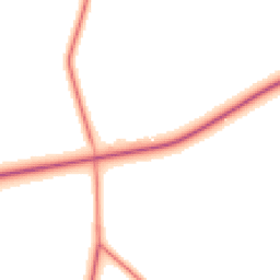 Daytime road noise heatmap for YO8 5DB