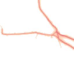 Daytime road noise heatmap for YO8 5DL