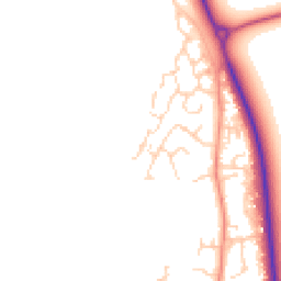 Daytime road noise heatmap for YO8 5NL