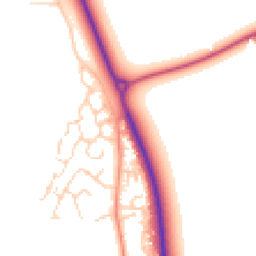 Daytime road noise heatmap for YO8 5UY
