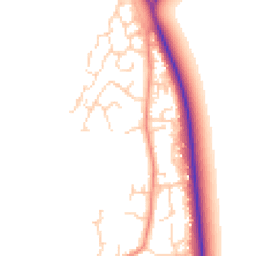 Daytime road noise heatmap for YO8 5XG
