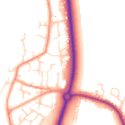 Daytime road noise heatmap for YO8 5ZZ