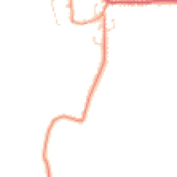 Daytime road noise heatmap for YO8 6DQ