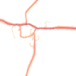 Daytime road noise heatmap for YO8 6DZ