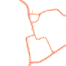 Daytime road noise heatmap for YO8 6ER