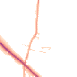Daytime road noise heatmap for YO8 6LE