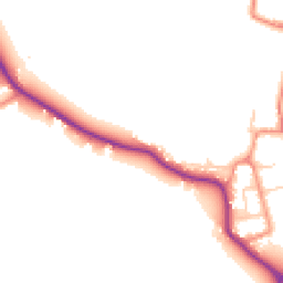 Daytime road noise heatmap for YO8 8HY