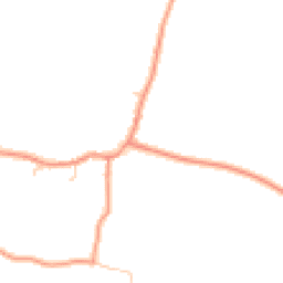 Daytime road noise heatmap for YO8 8NZ