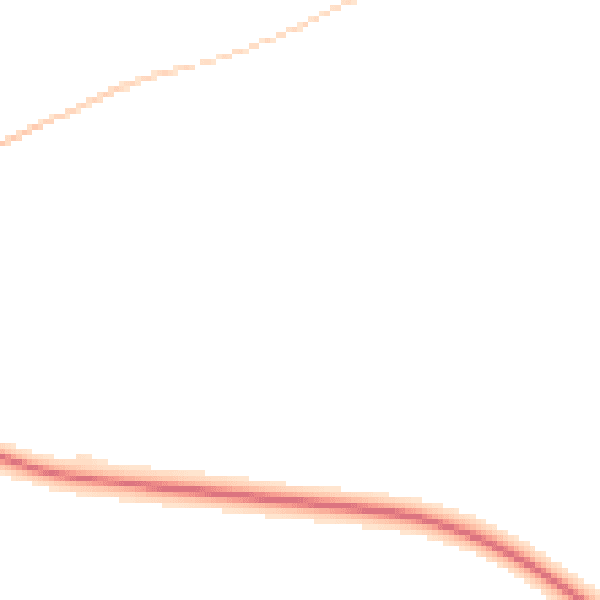 Night-time road noise heatmap for YO8 9FF