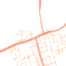 Daytime road noise heatmap for YO8 9PF