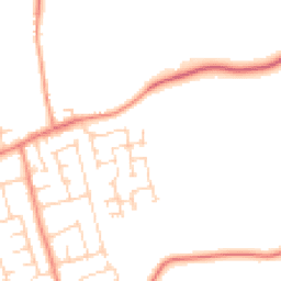 Daytime road noise heatmap for YO8 9UA